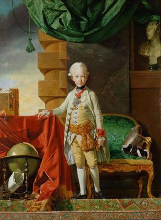 Johann Zoffany Portrait of Francis of Austria Norge oil painting art